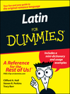 Latin For Dummies (eBook)